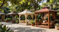 top garden gazebo kits
