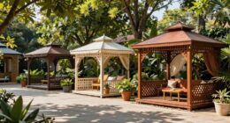 top garden gazebo kits