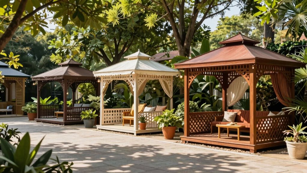 top garden gazebo kits