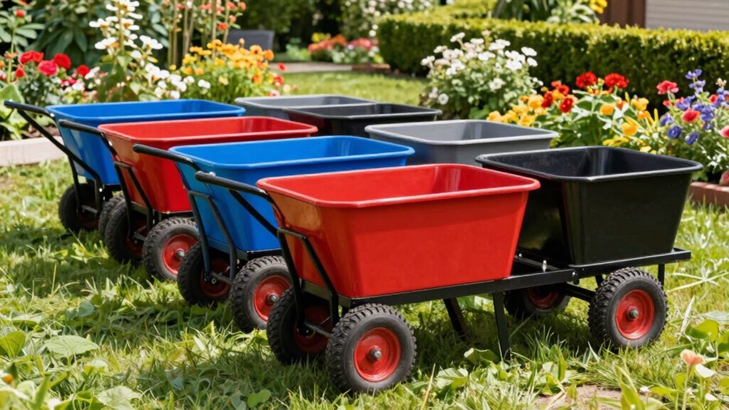 top heavy duty garden carts