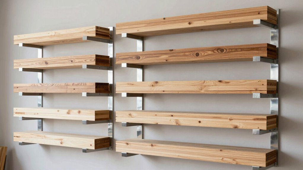top lumber rack wall mounts