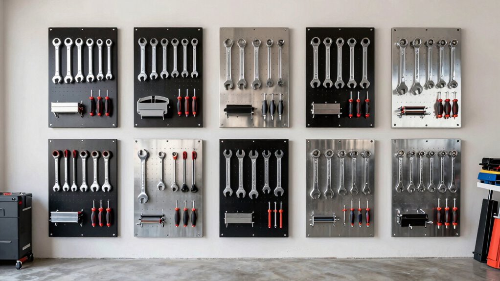 top metal garage pegboards