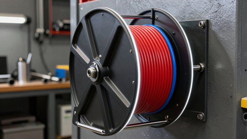 top pneumatic hose reel systems