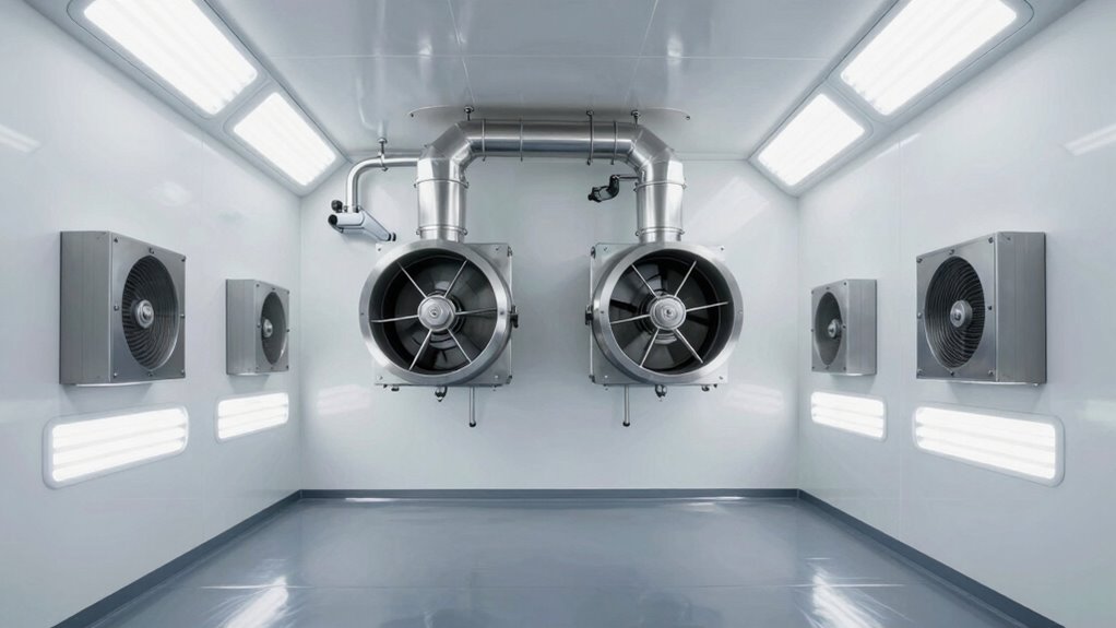 top spray booth ventilation systems