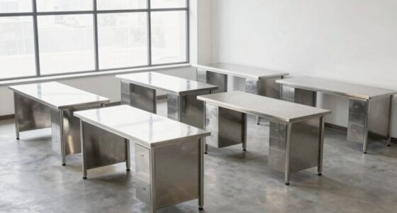 top stainless steel workbenches