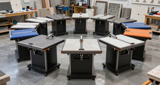 top tile saw tables