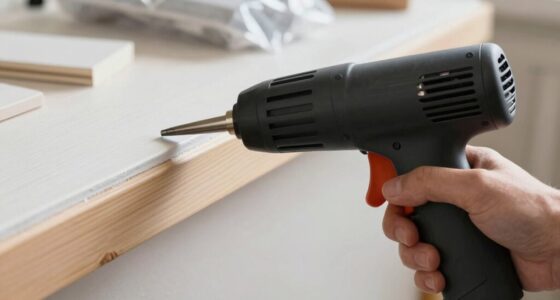 careful heat gun usage