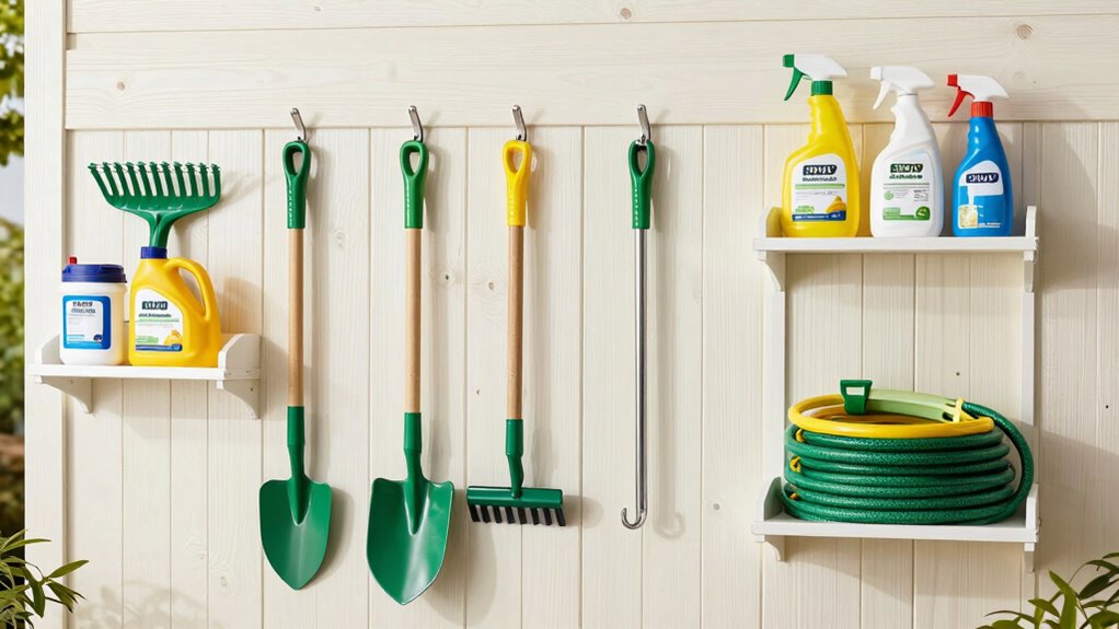 diy garden tool organization