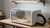 dust free sanding station setup