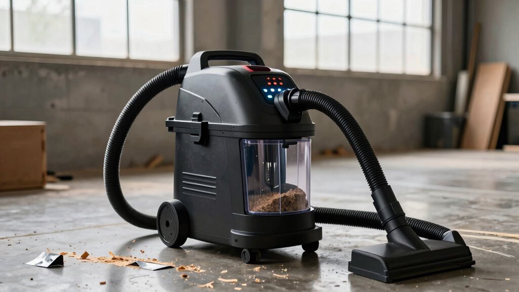 effective dust extraction and filtration