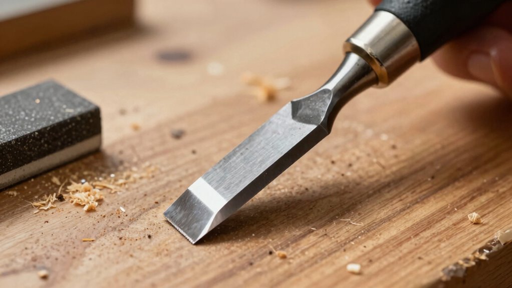 efficient chisel sharpening technique