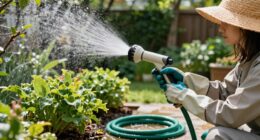 efficient hose and sprayer use