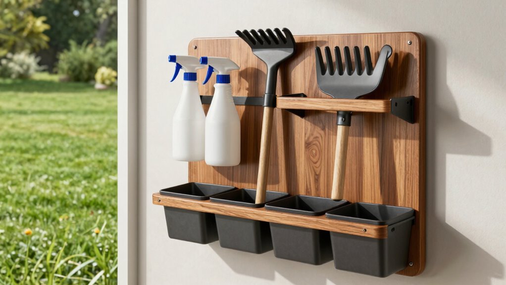efficient lawn care storage solution