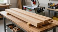 efficient lumber cutting setup