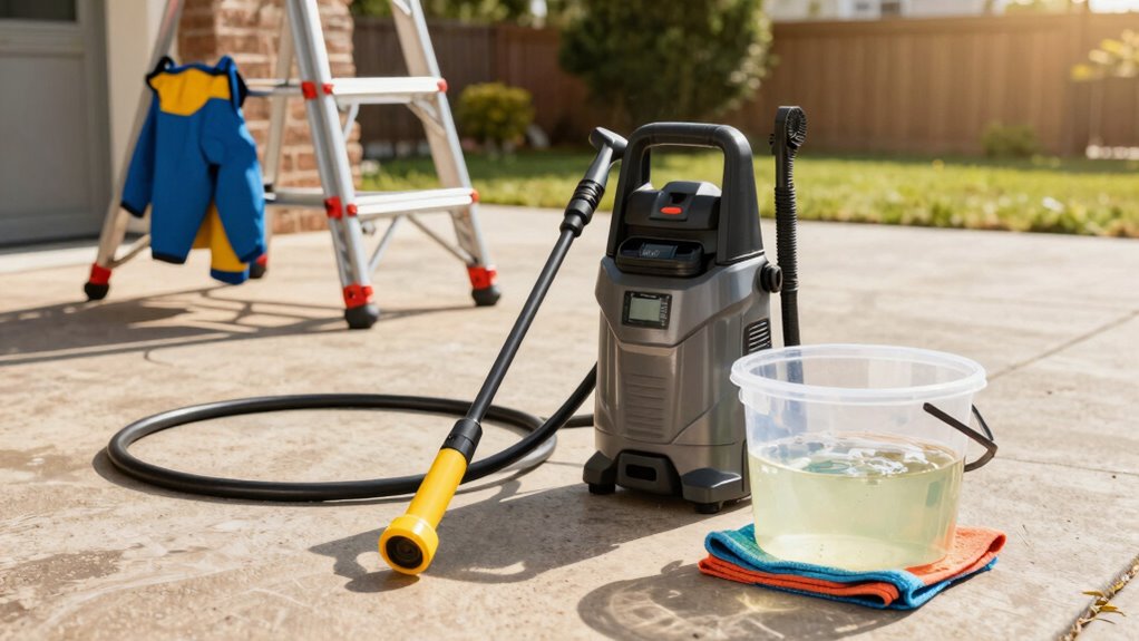 efficient pressure washing preparation
