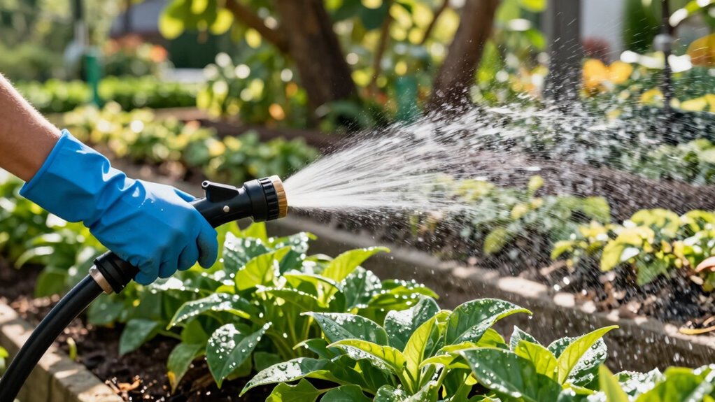 efficient watering reduces waste