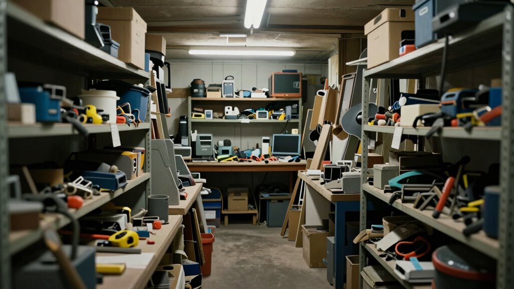 efficient well lit workspace organization