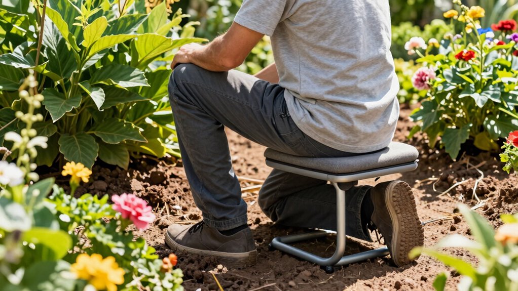 ergonomic durable gardening support