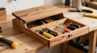 flip top workshop tool stand