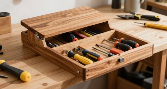 flip top workshop tool stand