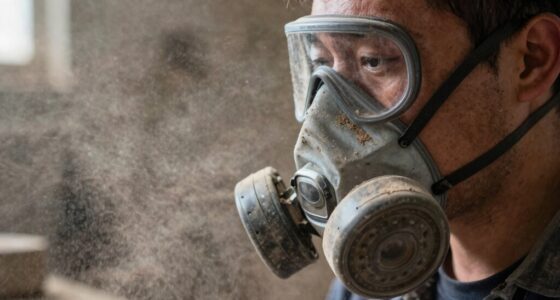 incorrect dust mask usage