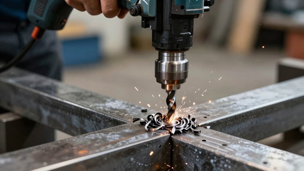 magnetic drill transforms steel work