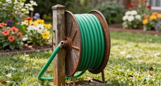 optimal hose reel placement