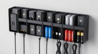organized battery wall system