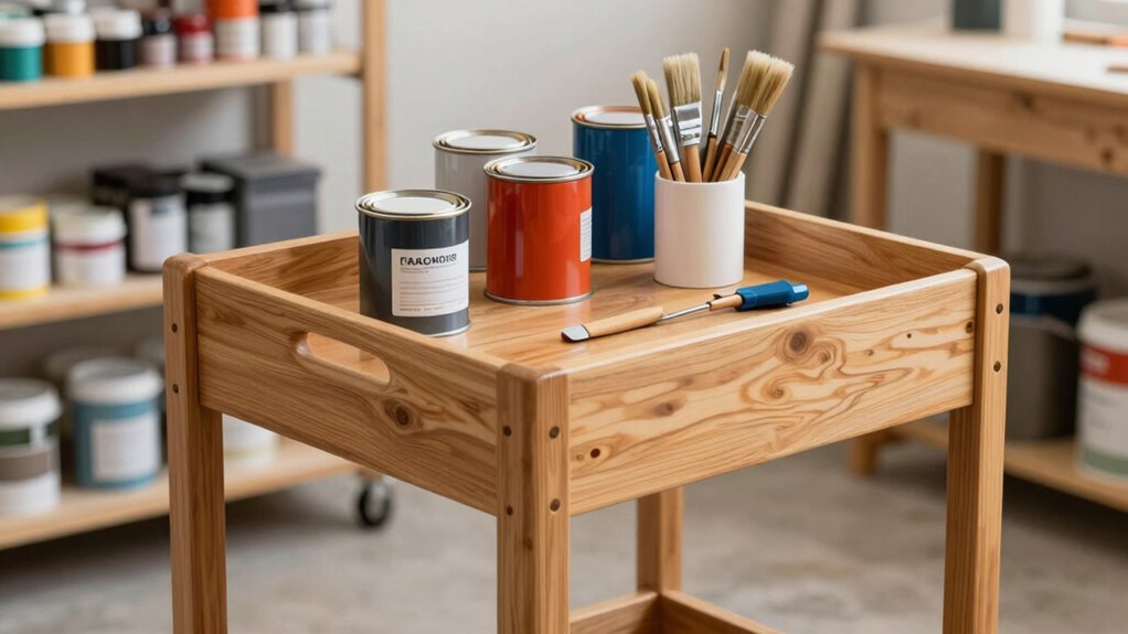 organized mobile finishing station