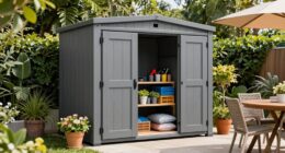 outdoor patio storage solution