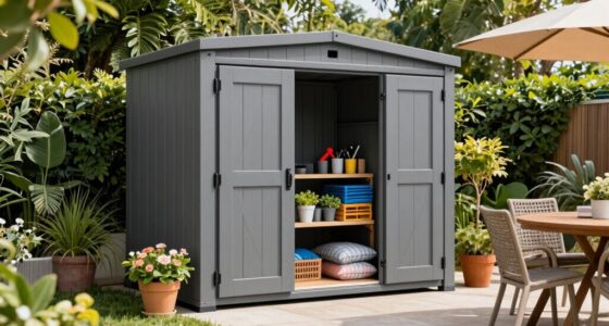 outdoor patio storage solution