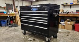 overly wide tool chest
