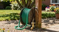 portable yard hose station