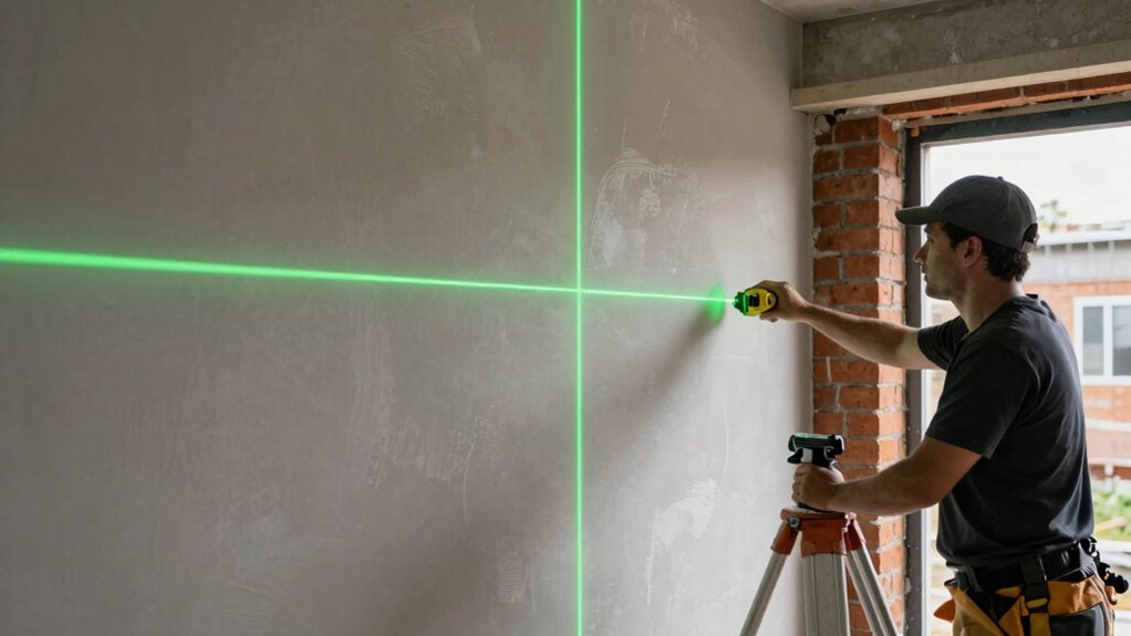 precise laser level usage