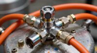 pressure pot spray precision