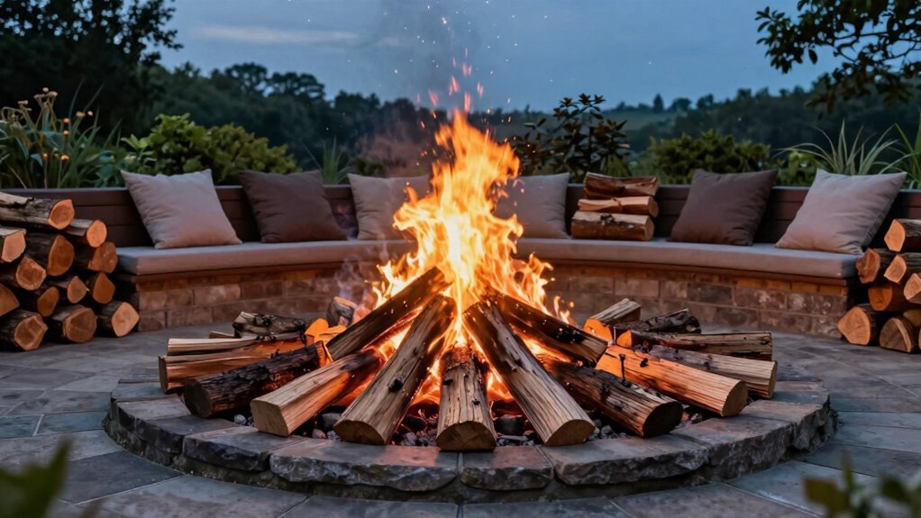 proper fire pit placement