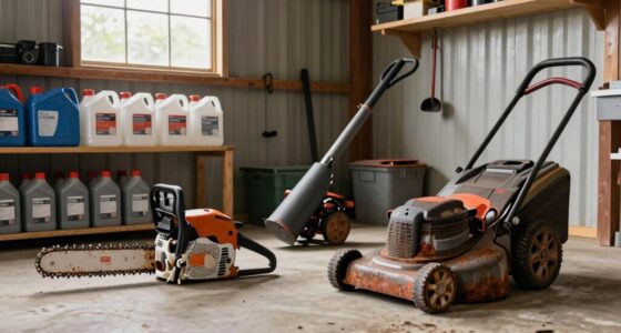 proper outdoor equipment storage