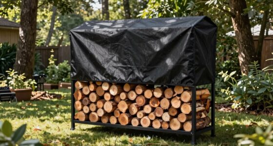 protects and organizes firewood
