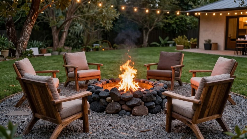 safe inviting fire setup