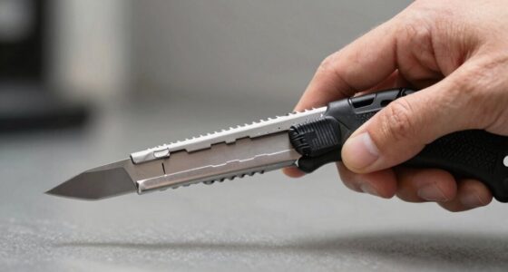 safe utility knife handling