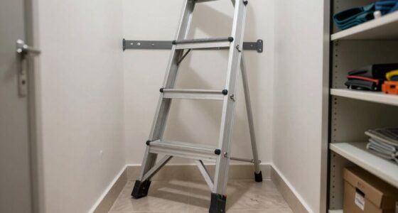 secure ladder storage tips