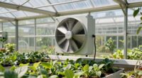solar powered greenhouse ventilation