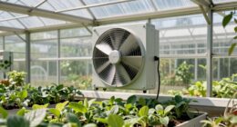 solar powered greenhouse ventilation