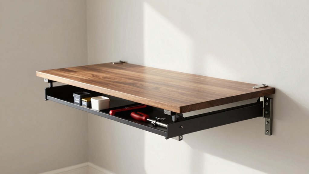 space saving garage workbench