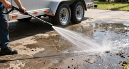 trailer pressure washing layout