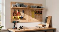 transforming corner into workshop