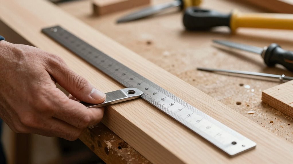 using combination square accurately
