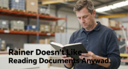 Rainer Doesn't Like Reading. Rainer Documents Anyway.