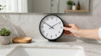 I Moved A Clock To My Bathroom, And It Changed My Morning Routine Forever