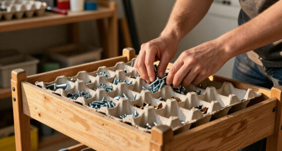 Ditch Bins: The Smarter Way To Organize A Storage Cart Using Empty Egg Cartons